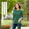 ベーシックな7分袖Tシャツ.|s6